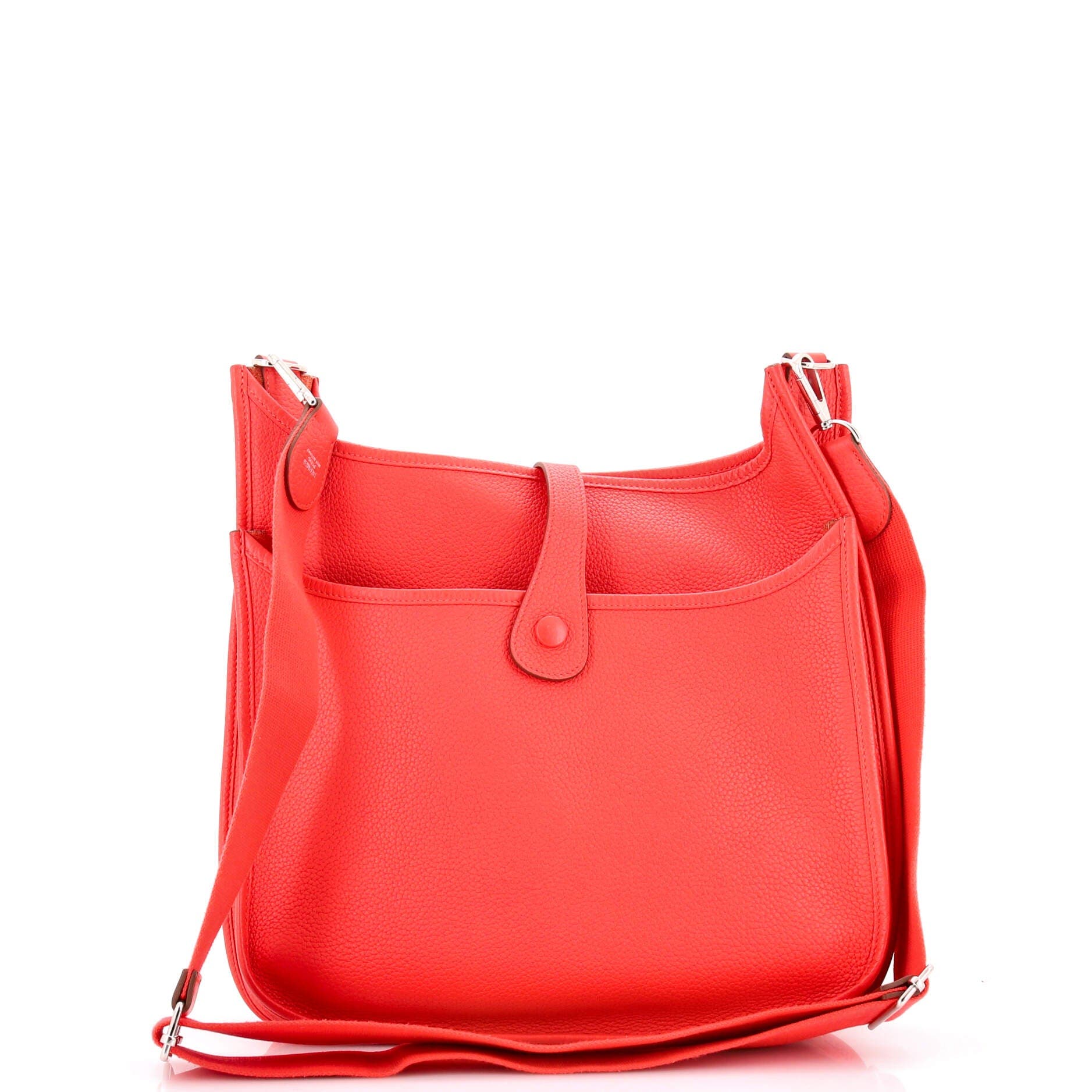 Pre-Owned Hermes Evelyne Bag Gen III Clemence GM, Alternate, color, Rose Jaipur