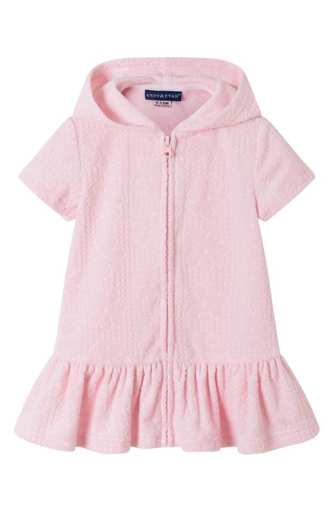 Hooded French Terry Cover-Up Dress (Baby)