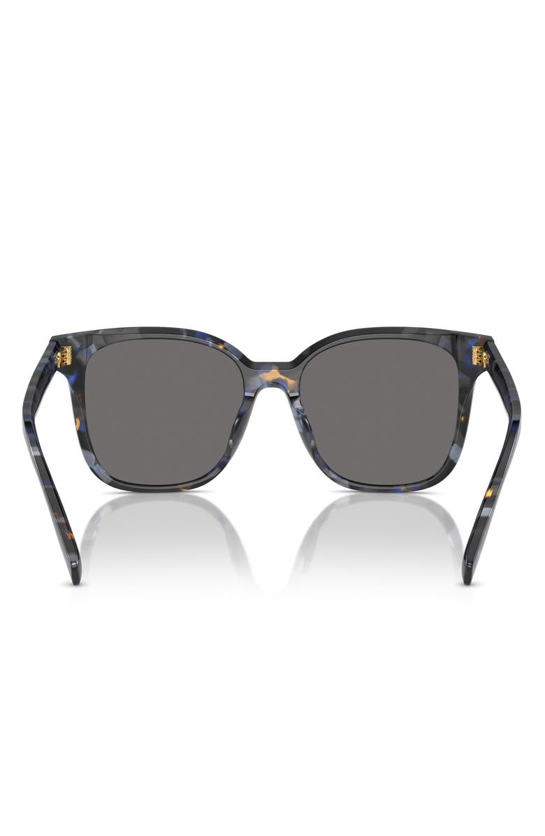 Tory Burch 53mm Polarized Square Sunglasses, Alternate, color,