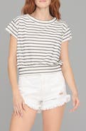 Project Social T Osper Textured Stripe Top