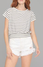Project Social T Osper Textured Stripe Top