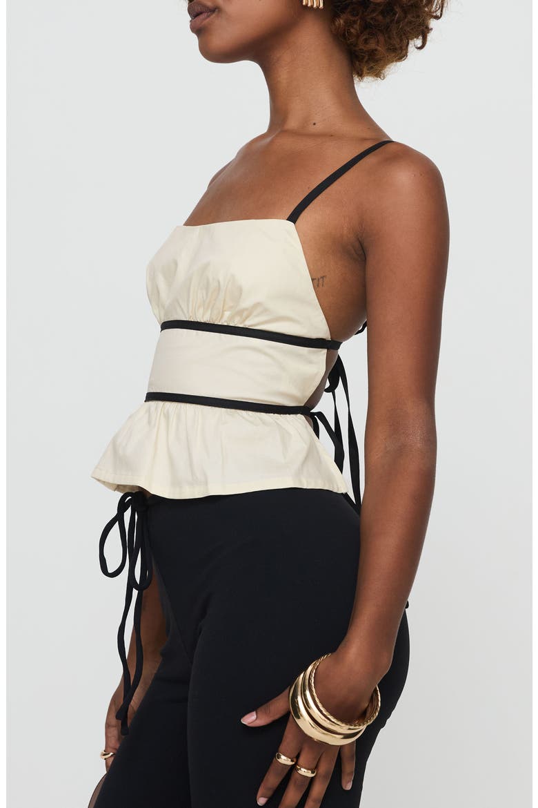 Daxon Organic Cotton Open Back Camisole, Alternate, color, LIGHT BEIGE