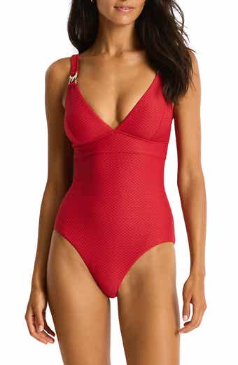 Luminara Tie Back One-Piece Swimsuit