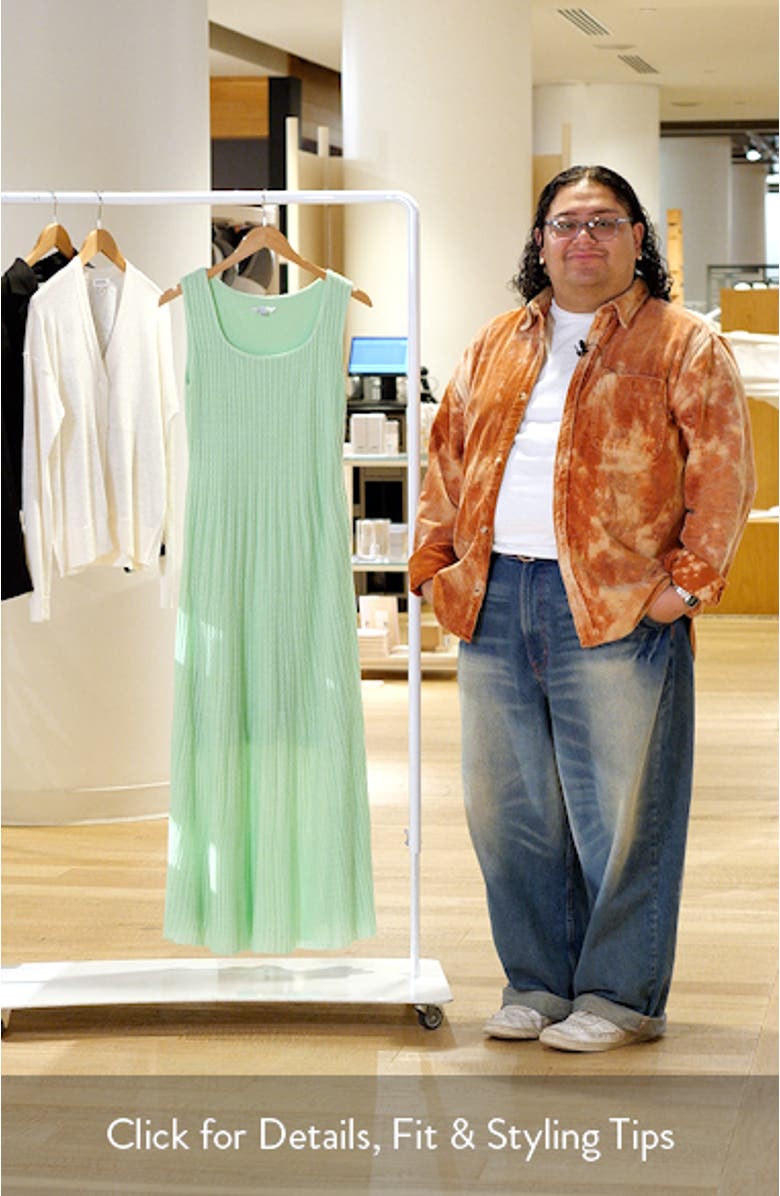 Cable Knit A-Line Dress, sales video thumbnail