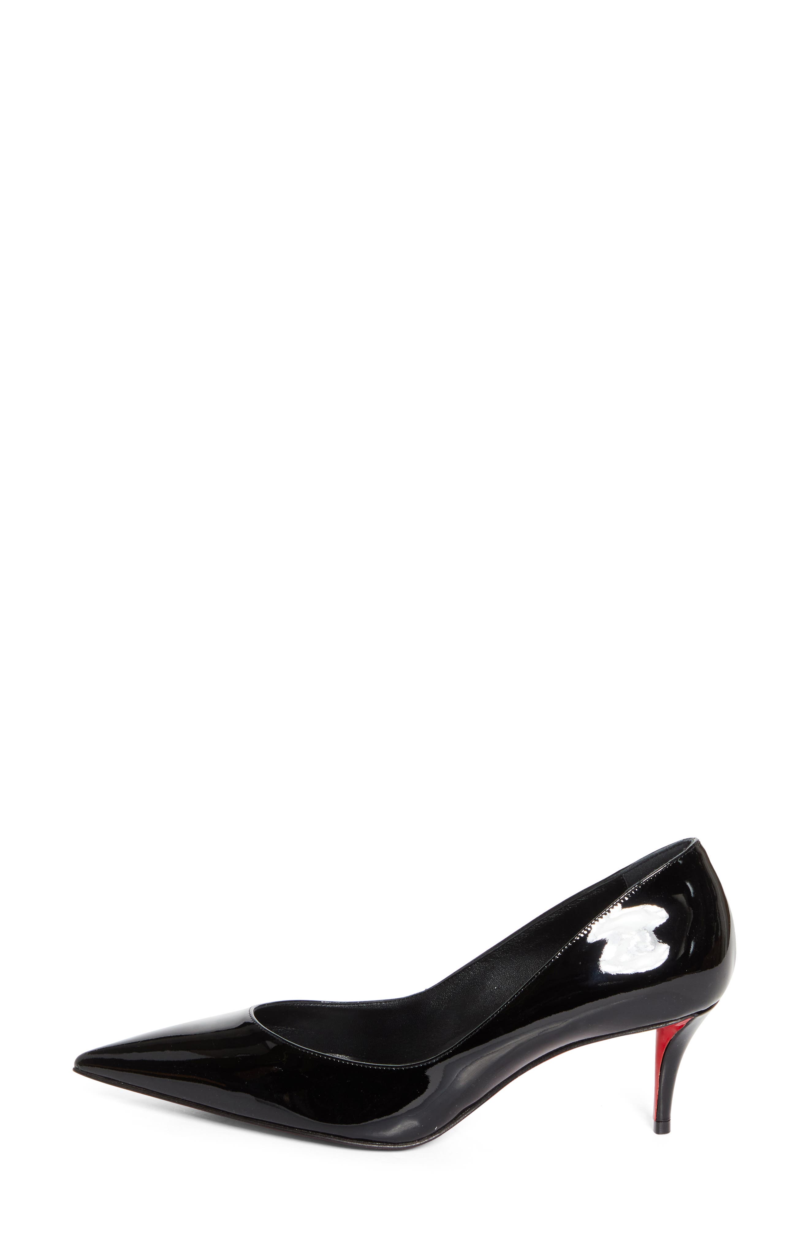 Christian Louboutin Miss Z Pointed Toe Pump, Alternate, color, Black