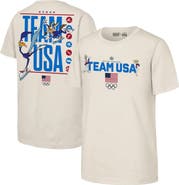 Outerstuff Youth Outerstuff  Cream Team USA x Looney Tunes Chased T-Shirt