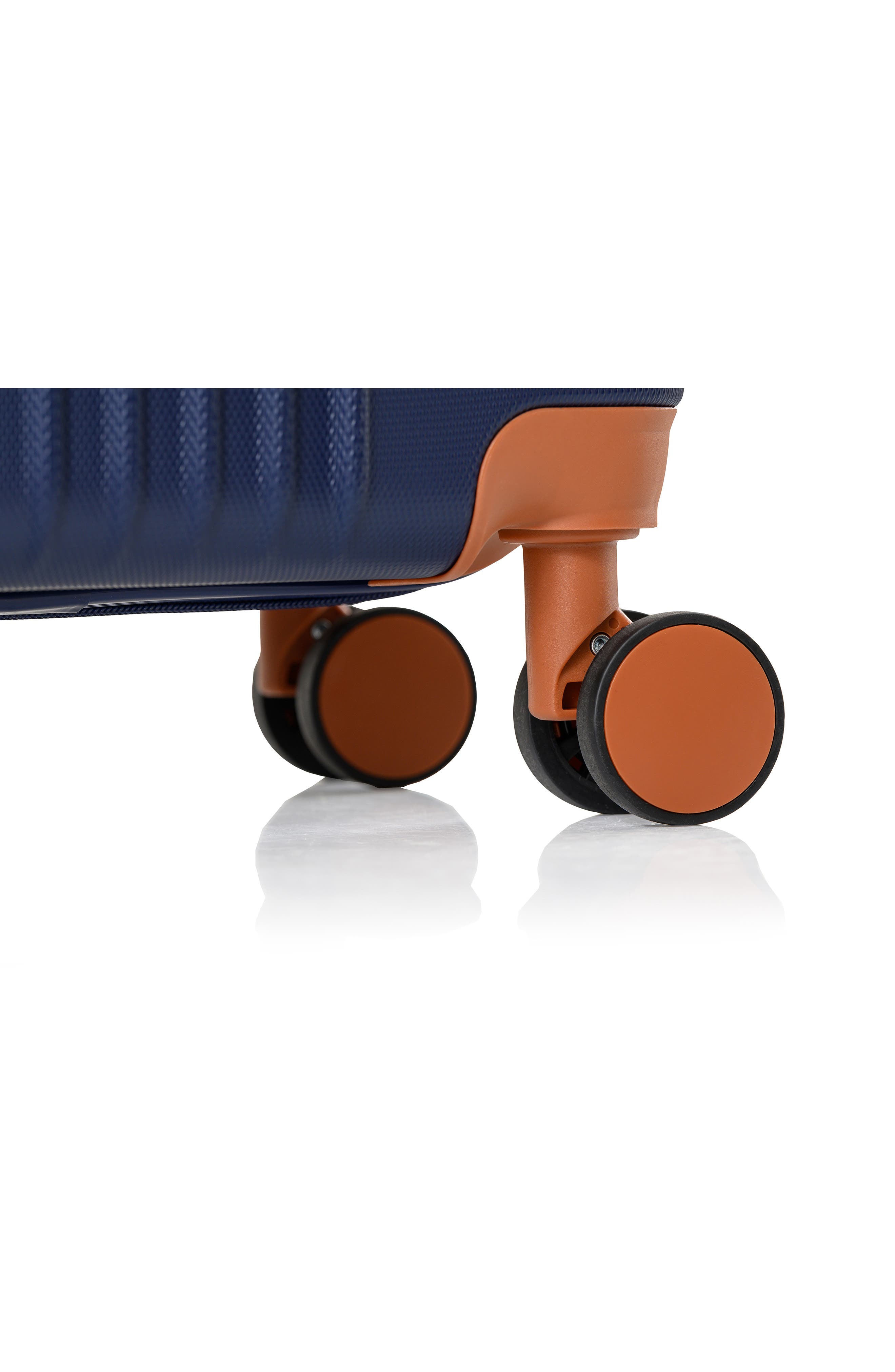 CHAMPS Vintage Carry-On Hardside Spinner, Alternate, color, Navy