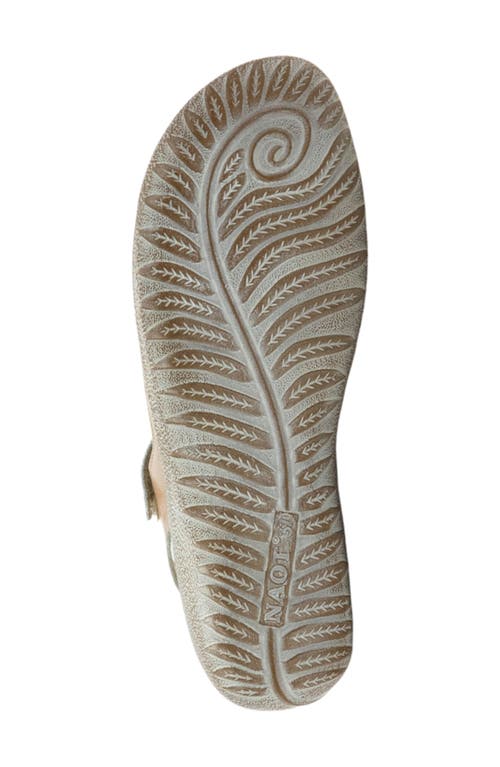 Naot 'arataki' Mary Jane In Camel Crinkle Patent Leather