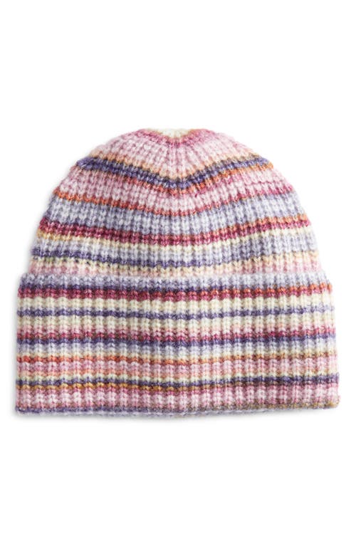 Treasure & Bond Melange Knit Beanie In Multi
