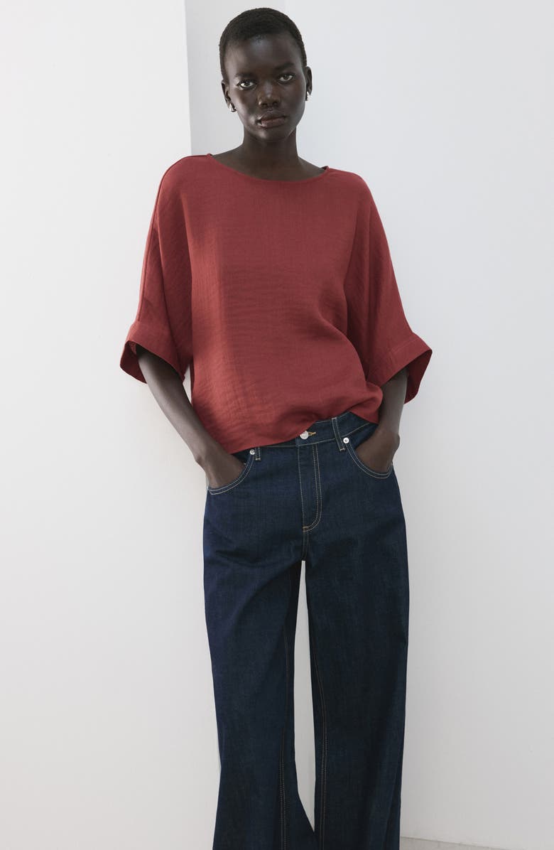 MANGO Dolman Sleeve Top, Alternate, color, 