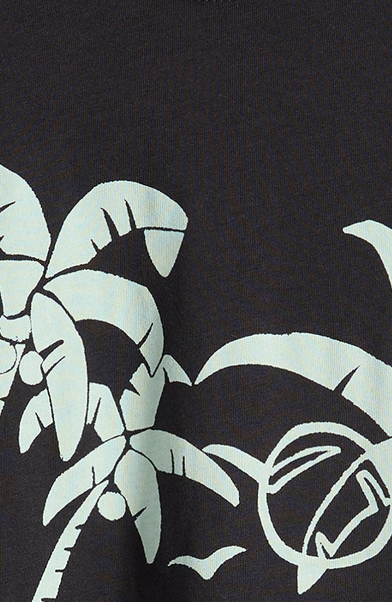 Rip Curl Kids' Moon Standard Cotton Graphic T-Shirt, Alternate, color, Washed Black