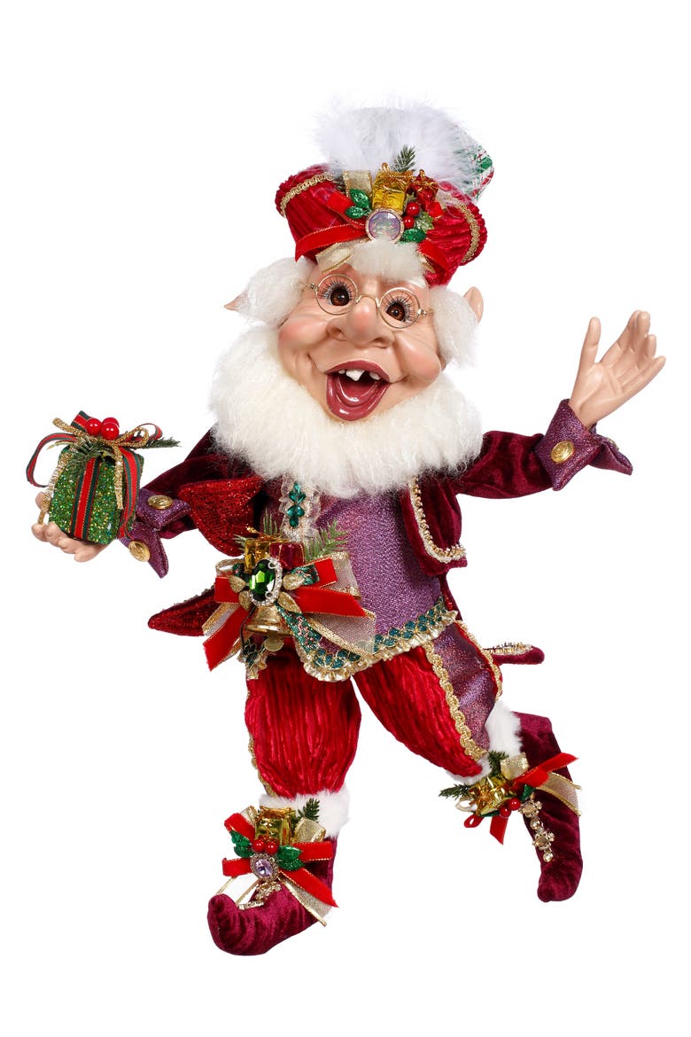 Present Elf, Medium, Main, color, Red