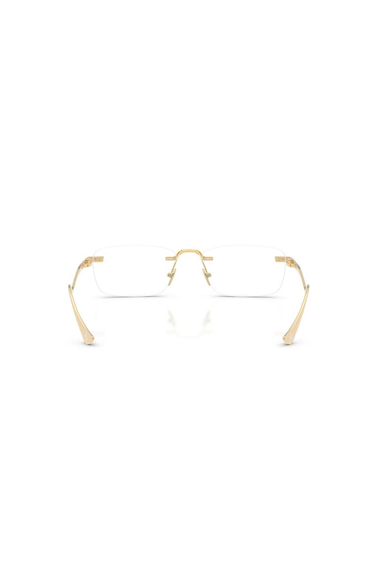 56mm Rectangle optical glasses, Alternate, color, Gold