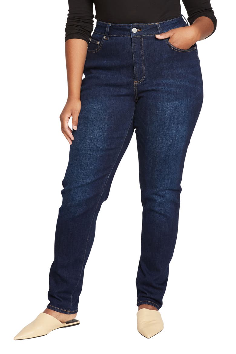 Joni Curve High Waist Slim Jeans, Main, color, MIDNIGHT BLUE