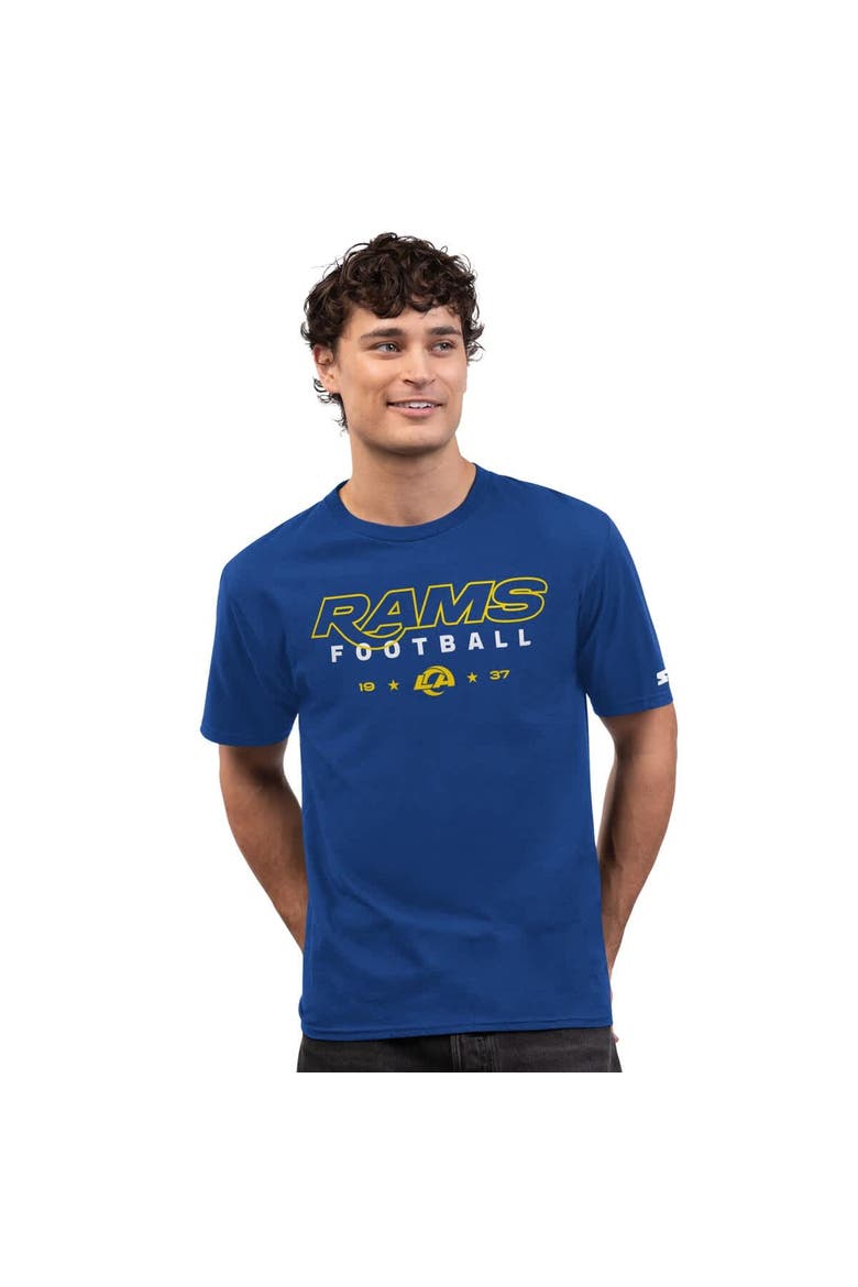 Men's Starter  Royal Los Angeles Rams Prime Time T-Shirt, Main, color, Royal