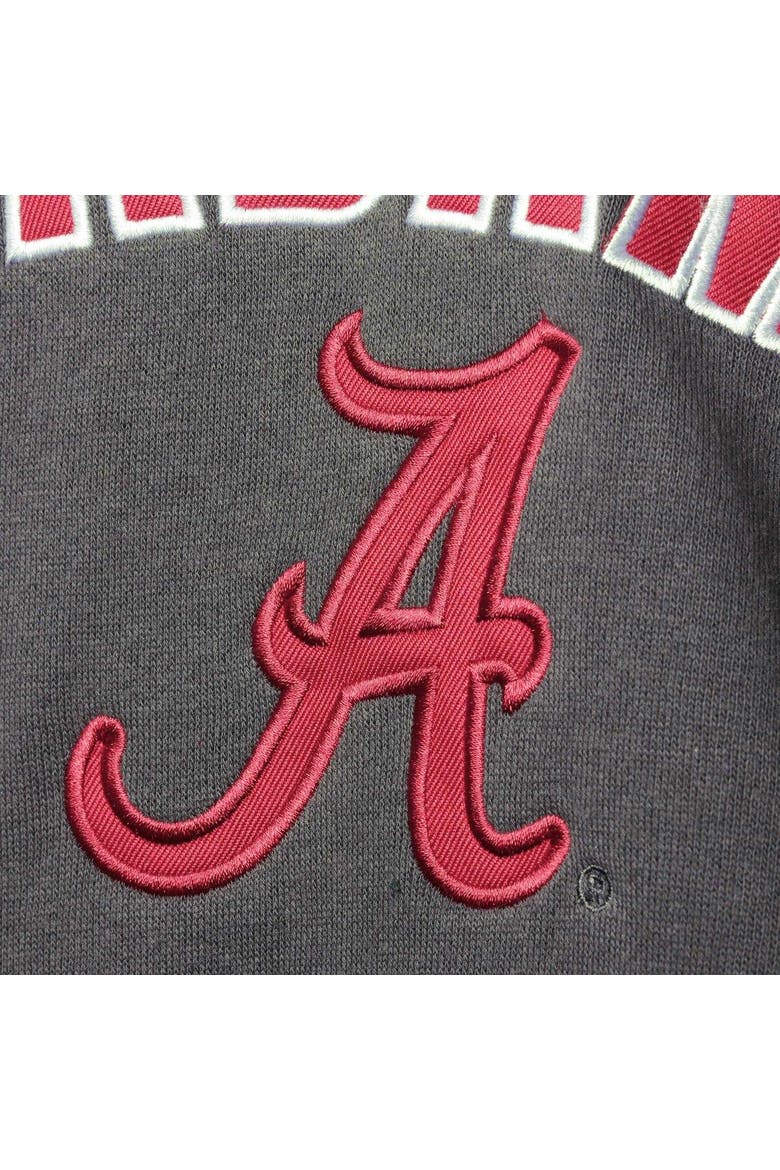 Women's Colosseum Charcoal Alabama Crimson Tide Loud and Proud Pullover Hoodie, Alternate, color, Charcoal