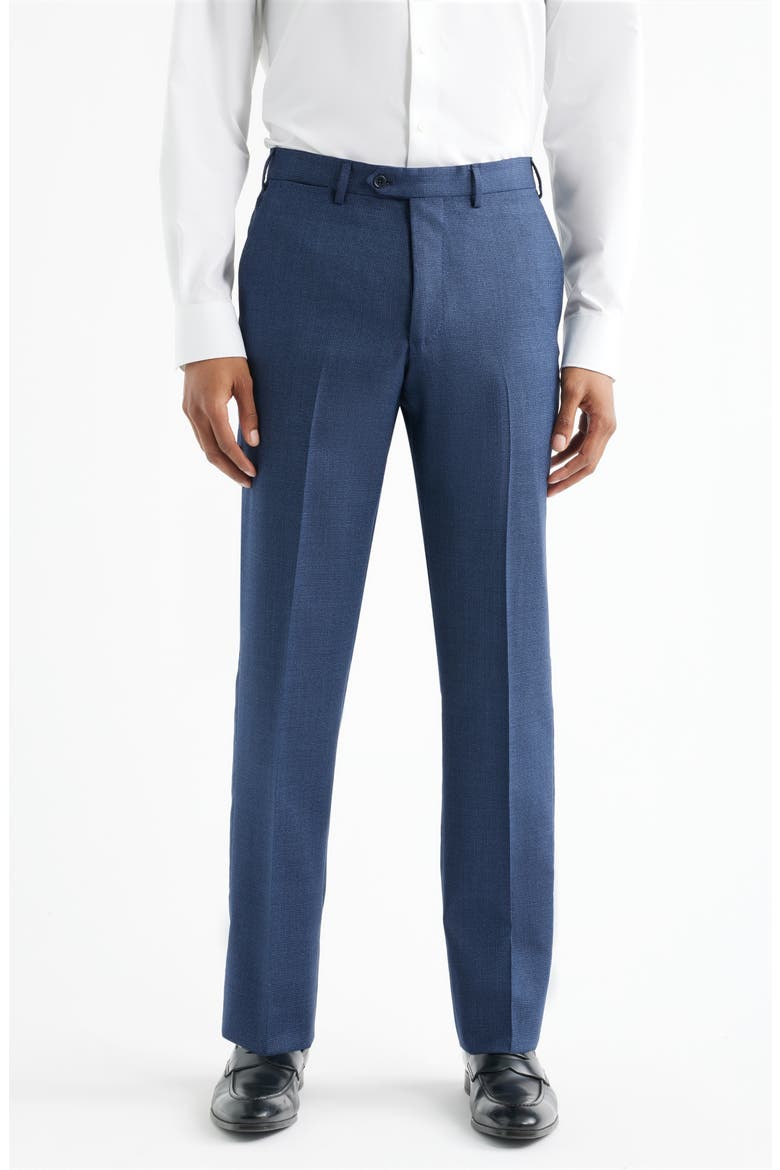 Textured Trousers, Main, color, DEEP BLUE
