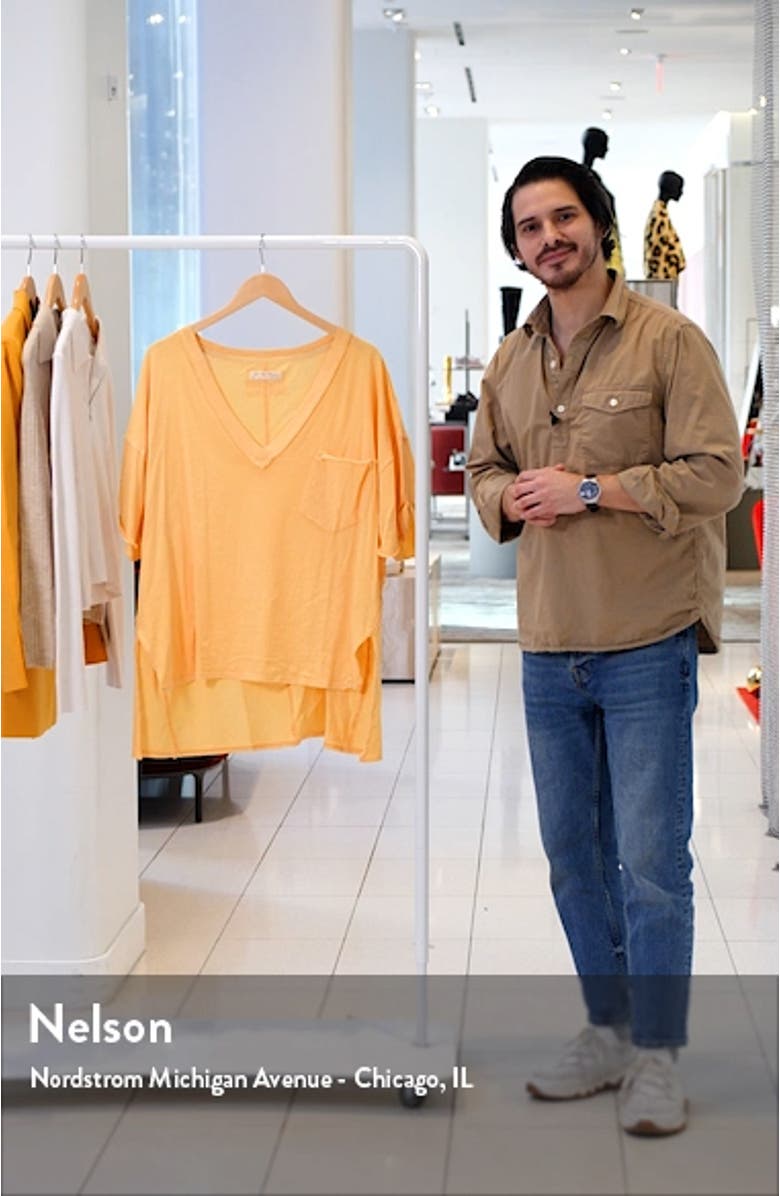 Keep Me V-Neck Cotton T-Shirt, sales video thumbnail