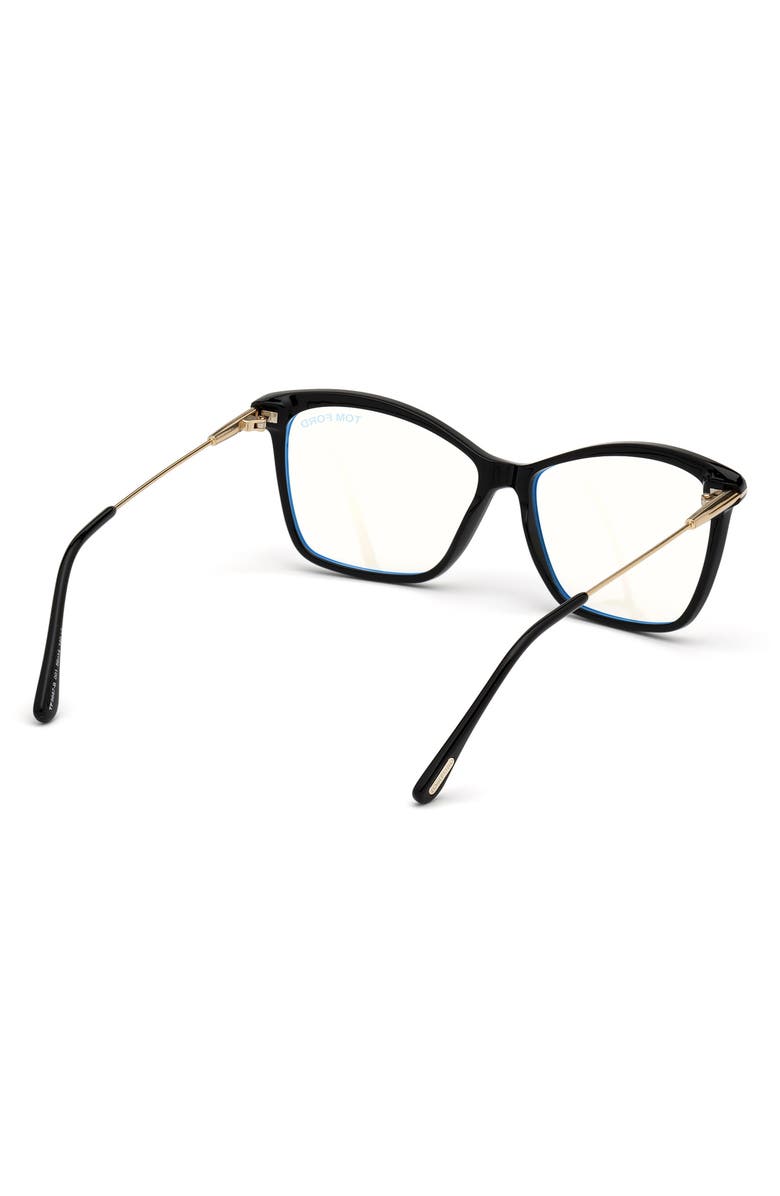 TOM FORD 56mm Blue Light Blocking Glasses, Alternate, color, 