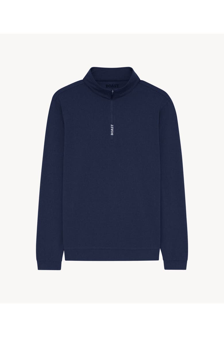 Greenwich Quarter Zip 2.0, Main, color, Navy Heather