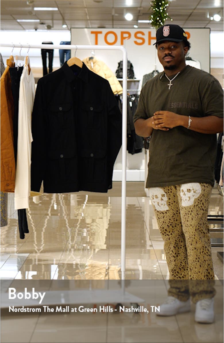 Wool & Cashmere Twill Overshirt, sales video thumbnail