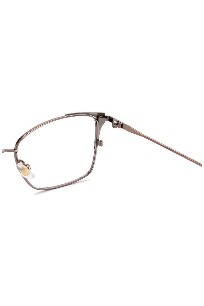 arla 52mm rectangular optical glasses, Alternate, color, BROWN