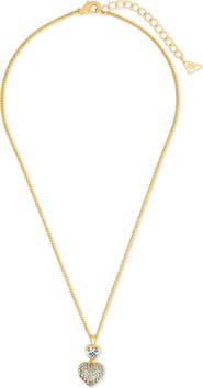 Sterling Forever Cubic Zirconia Heart Pendant Necklace