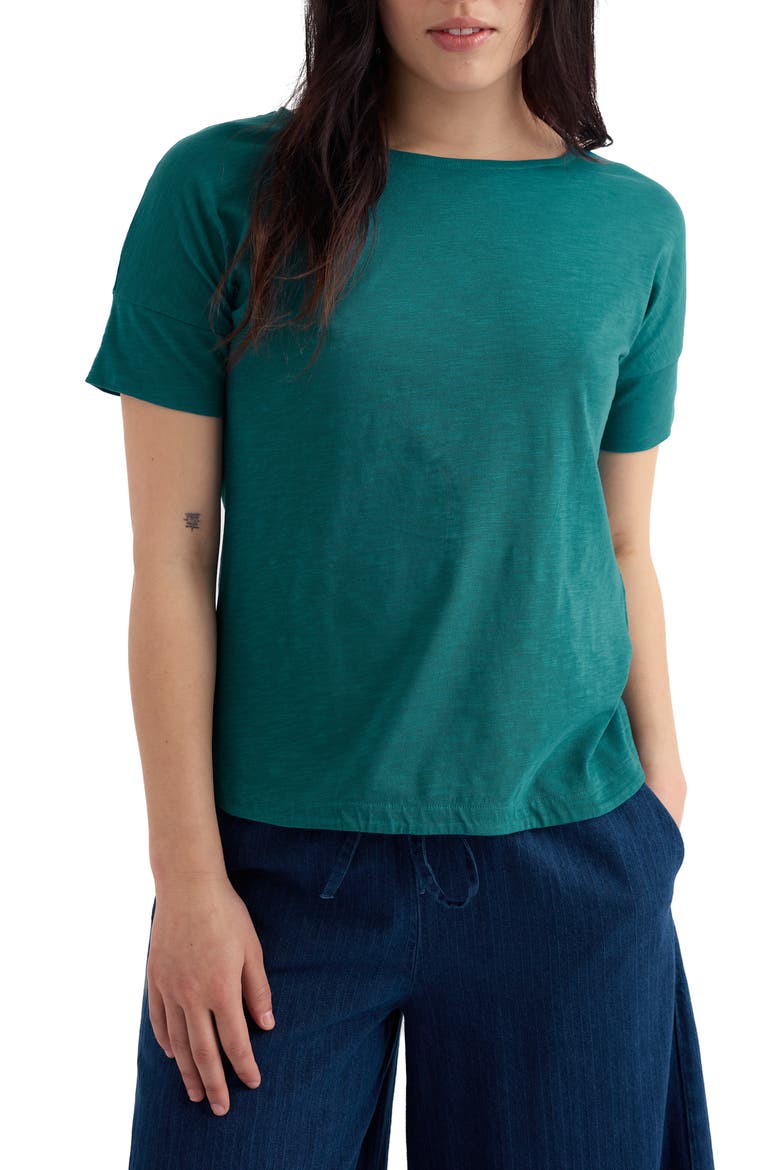 Bryher View Organic Cotton T-Shirt, Main, color, DEEP DIVE