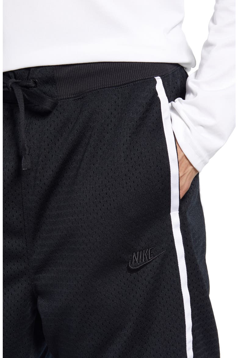 Sportswear Mesh Athletic Shorts, Alternate, color, BLACK/ BLACK/ WHITE/ BLACK