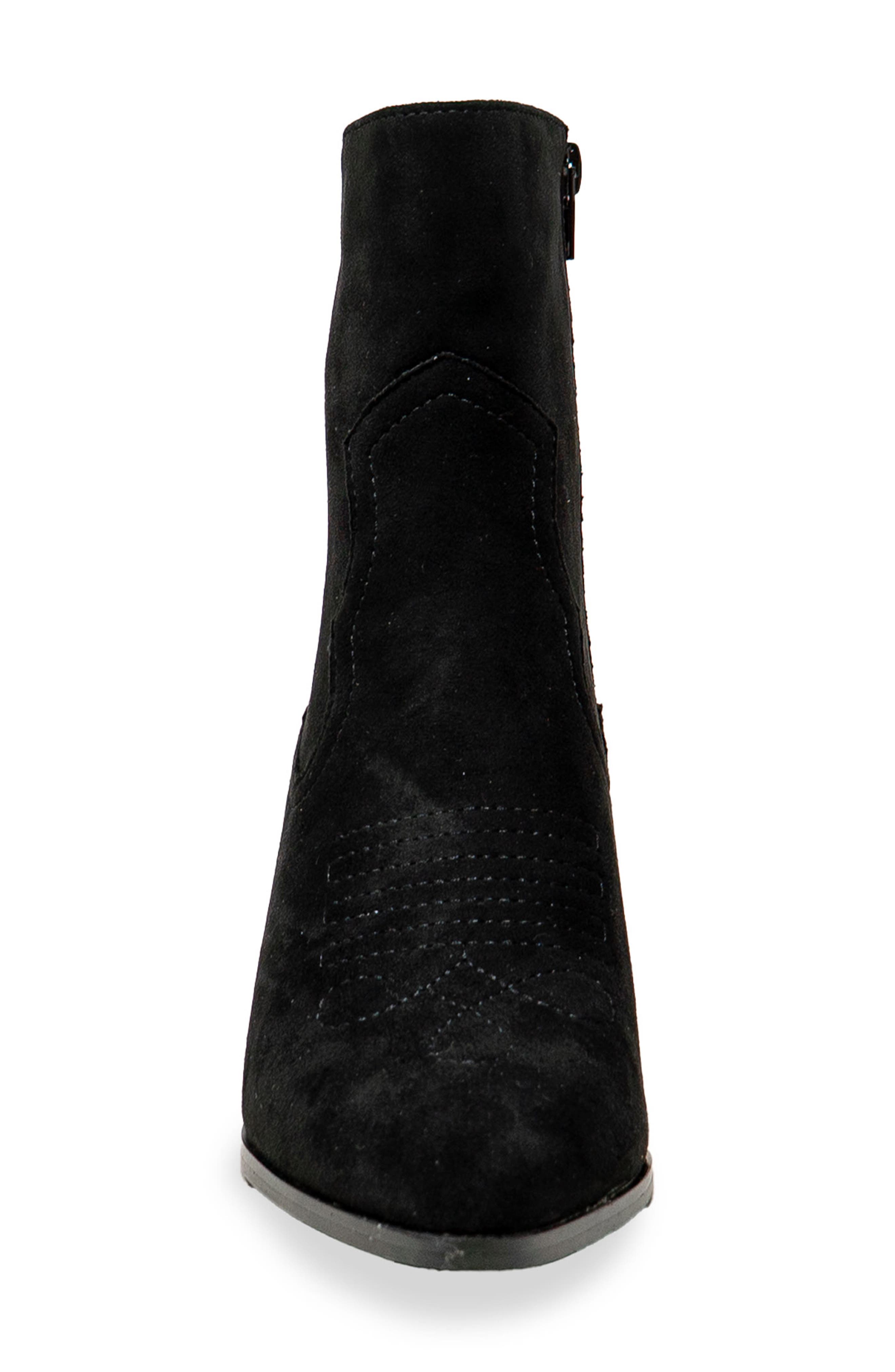 CHASE AND CHLOE Malena Western Boot, Alternate, color, Black