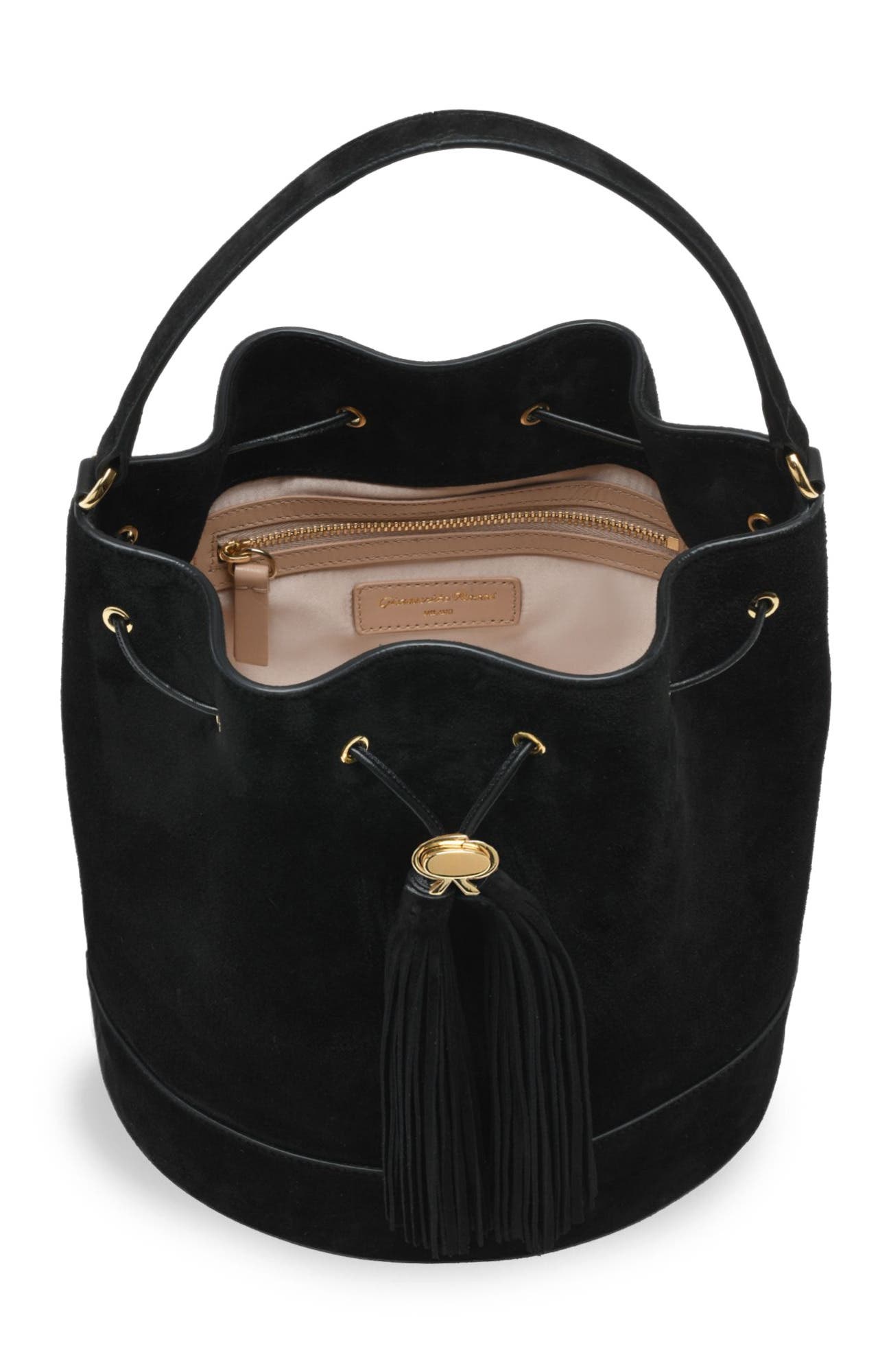 Sienna 22 Crossbody Bag, Alternate, color, Black Suede