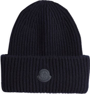 Moncler Logo Cashmere Beanie | Nordstrom