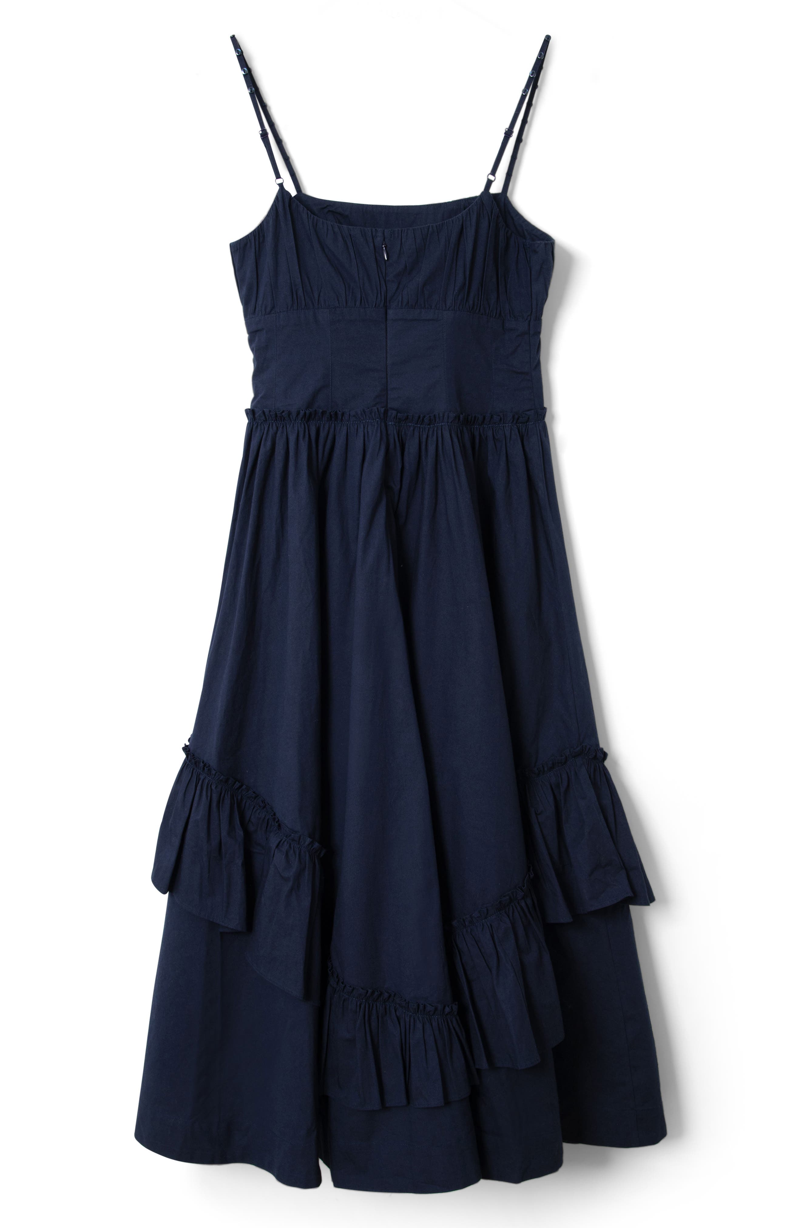 uo anderson sheer ruffle midi dress Uo Anderson Sheer Ruffle Midi Dress on Urban Outfitters