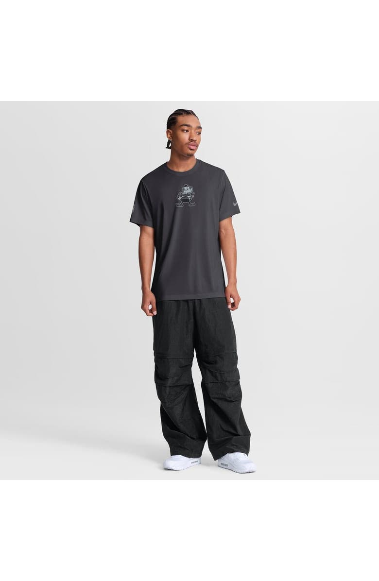 Nike Men's Nike Anthracite Cleveland Browns Sideline Lead The Charge Legend Dri-FIT T-Shirt, Alternate, color, Anthracite
