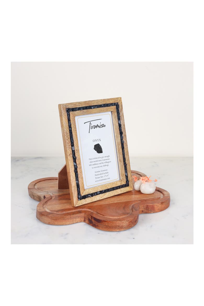 Gemstone Picture Frame, Alternate, color, BLACK