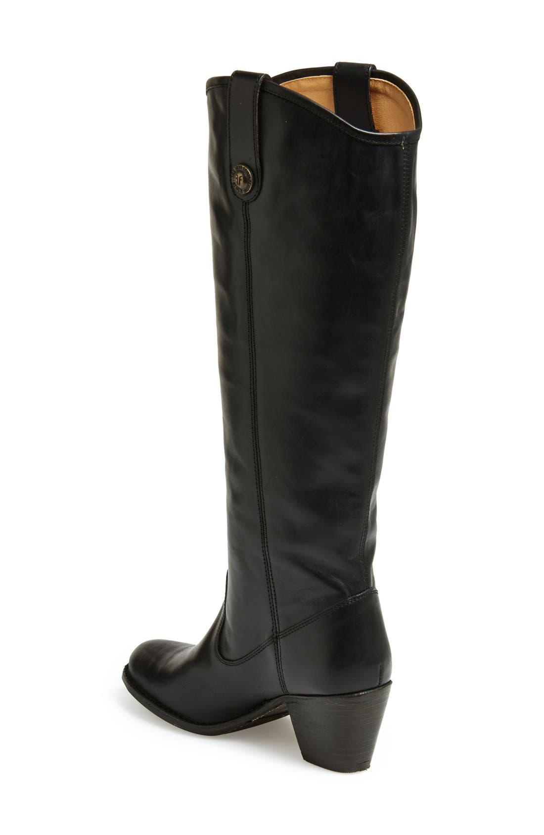 'Jackie Button' Boot, Alternate, color, BLACK EXTENDED