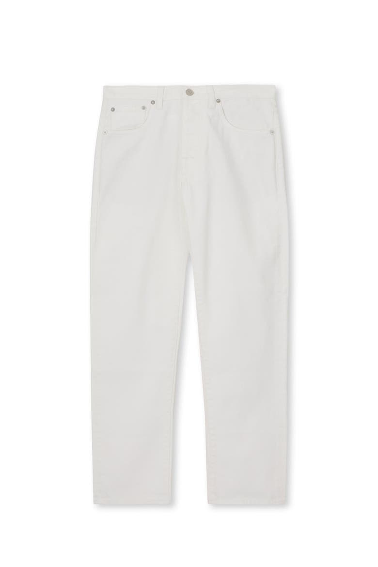 965 John Ecrù 5-Pocket Denim Trousers, Main, color, OFF WHITE