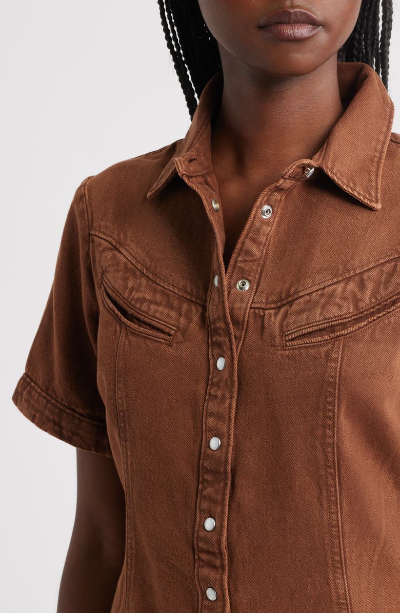 Levi's<sup>®</sup> Rinoa Short Sleeve Denim Shirtdress, Alternate, color, 