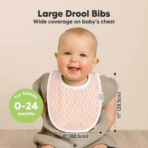 KEABABIES KEABABIES 8-PACK BABY DROOL BIBS