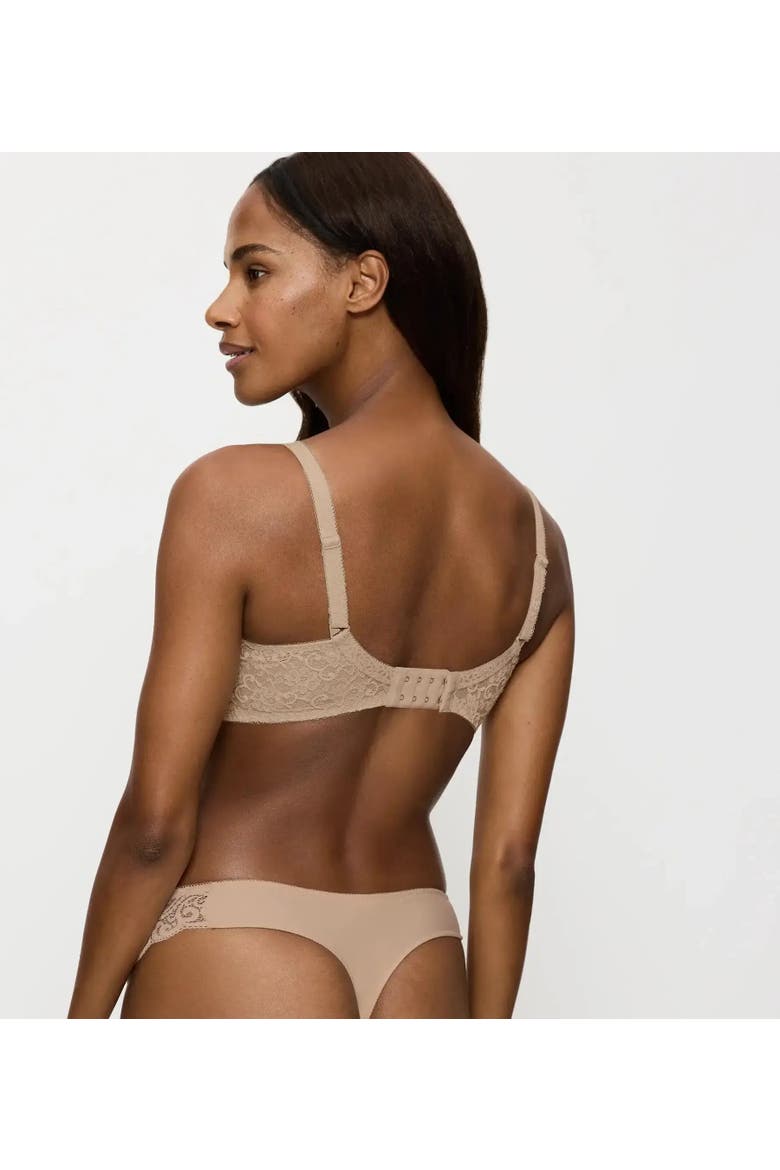 Amourette Wireless Minimizer Bra, Alternate, color, Skin