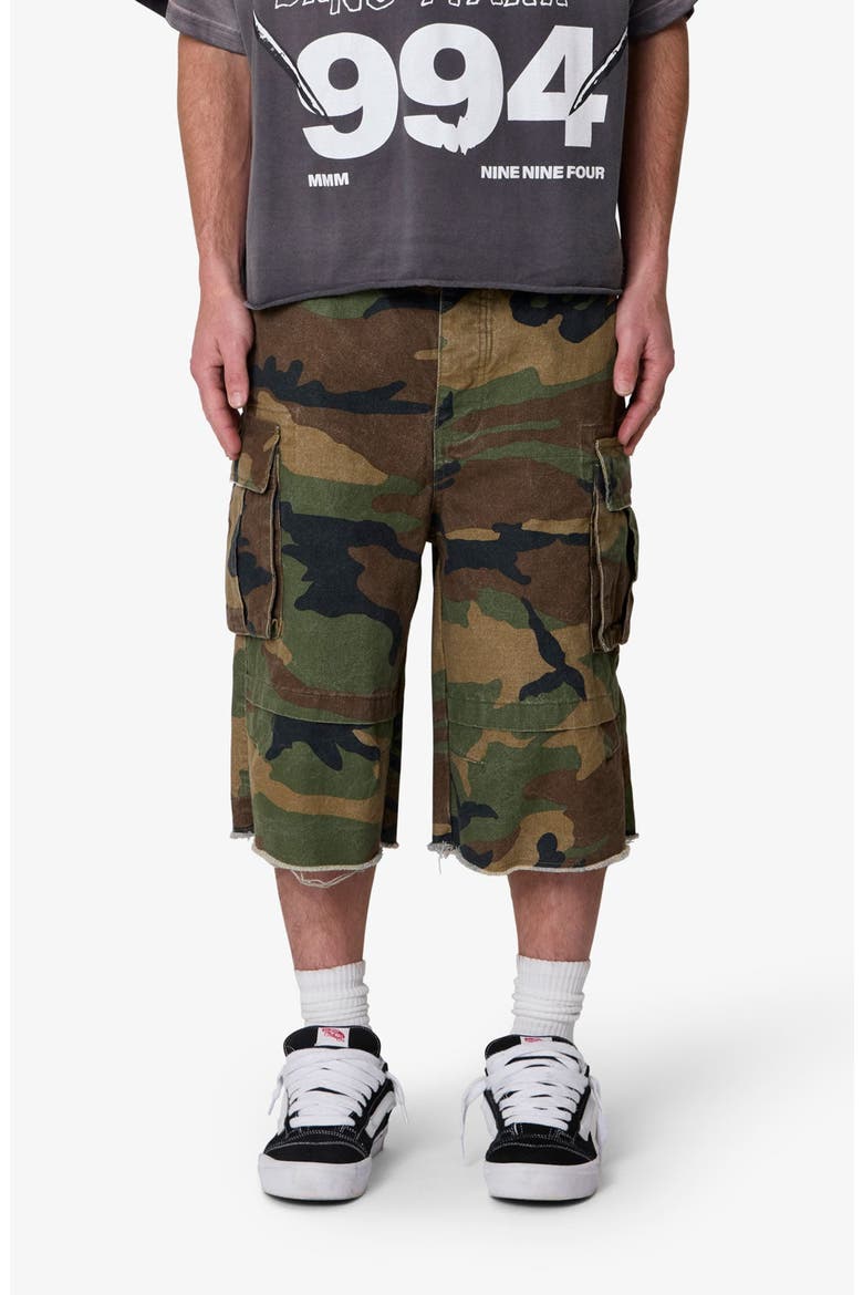 Ultra Baggy Cargo Shorts, Main, color, CAMO