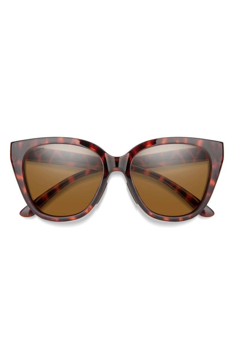 Smith Era 55mm ChromaPop<sup>™</sup> Polarized Cat Eye Sunglasses, Main, color, 