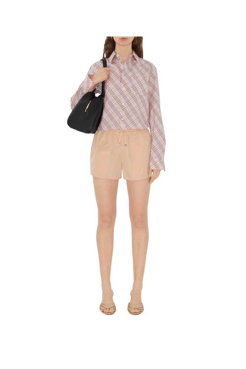 BURBERRY BURBERRY NYLON COTTON SHORTS