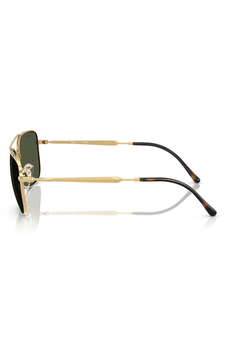 Ray-Ban 62mm Rectangular Sunglasses, Alternate, color, Arista