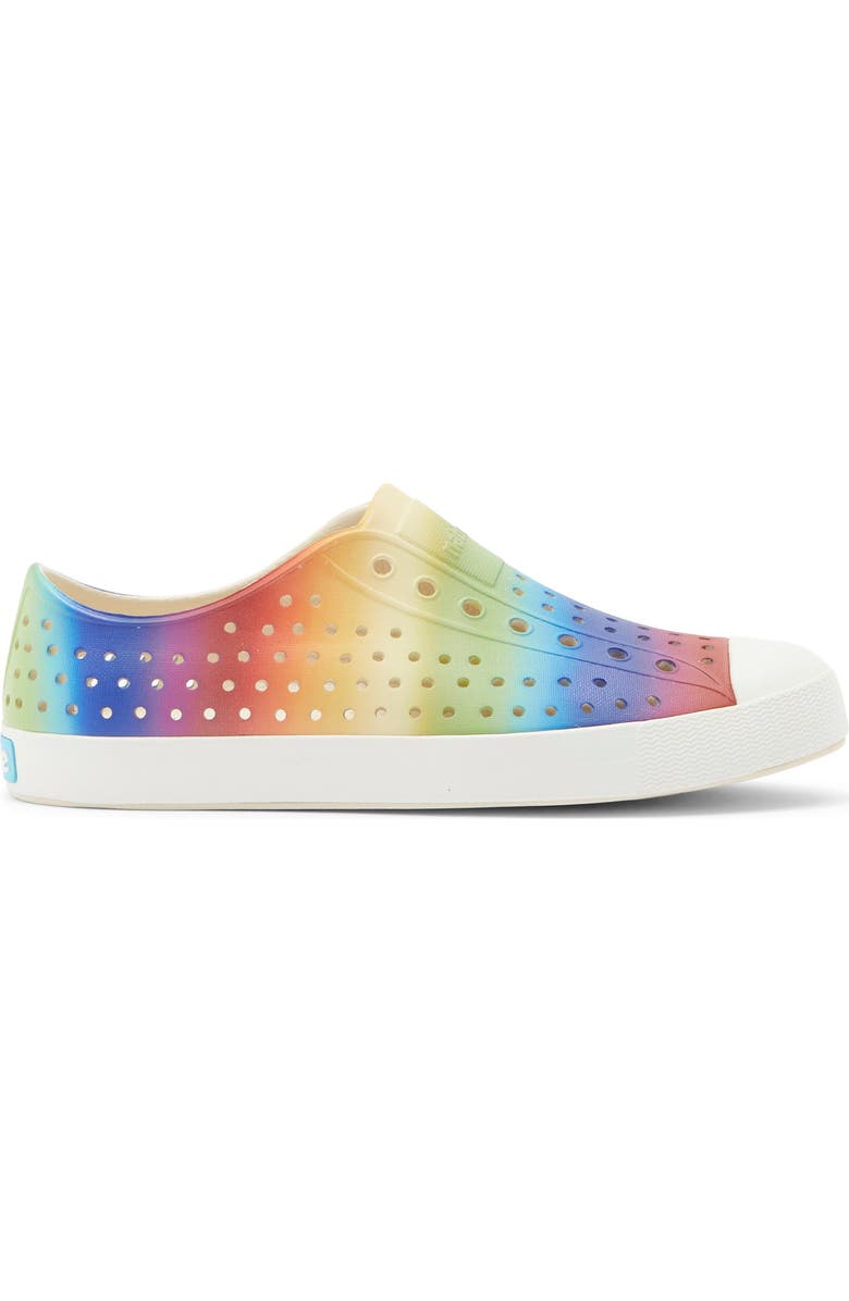 Native Shoes Kids' Jefferson Slip-On Sneaker, Alternate, color, Rainbow Multi