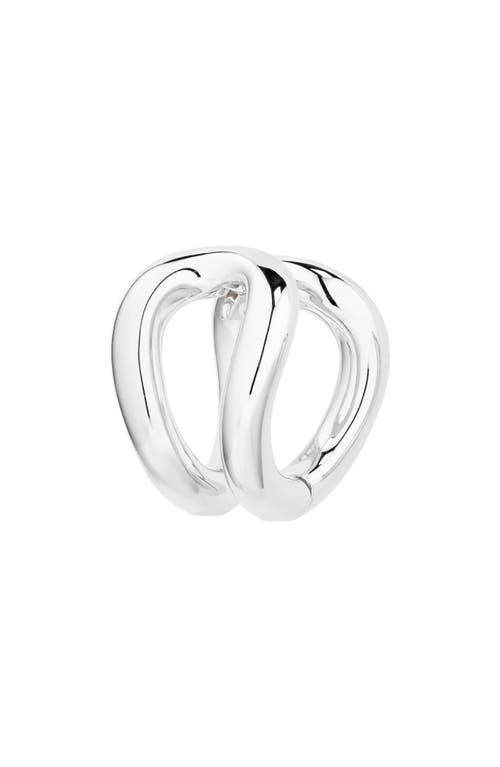 Lie Studio Lié Studio The Steffie Earrings In Silver