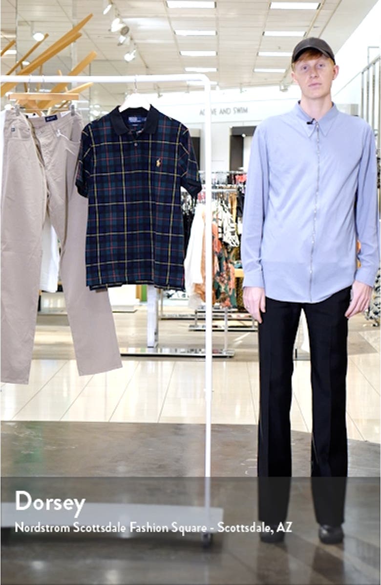 Plaid Cotton Piqué Polo, sales video thumbnail