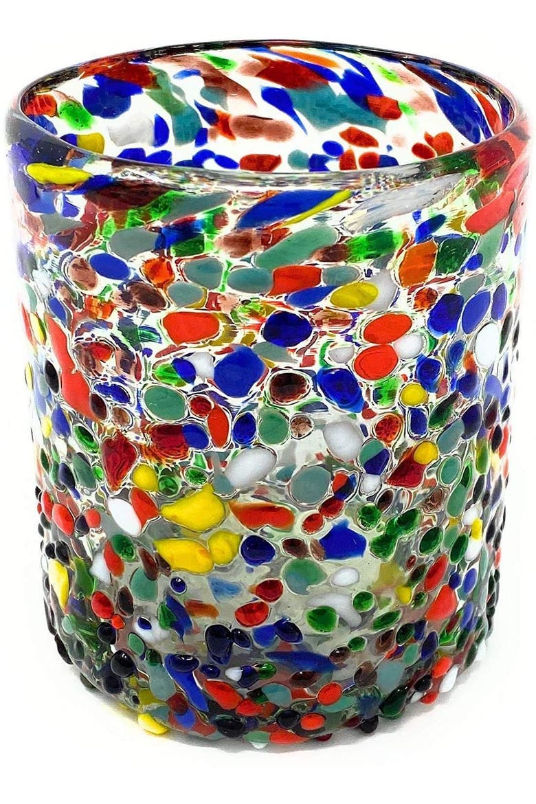 Confetti Rock Tumbler Glasses - Set of 6, Alternate, color, Confetti