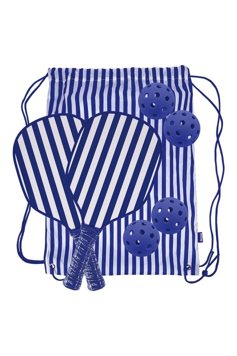 Cabana Stripes Pickleball Set, Main, color, BLUE
