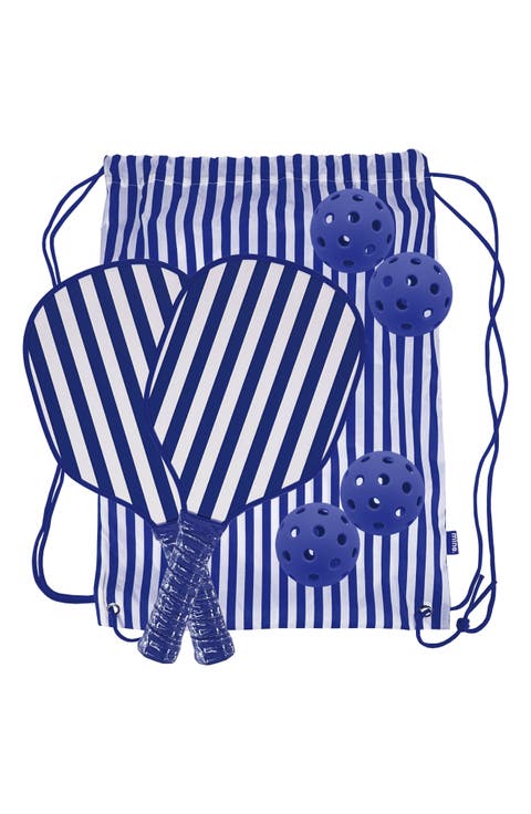 Cabana Stripes Pickleball Set